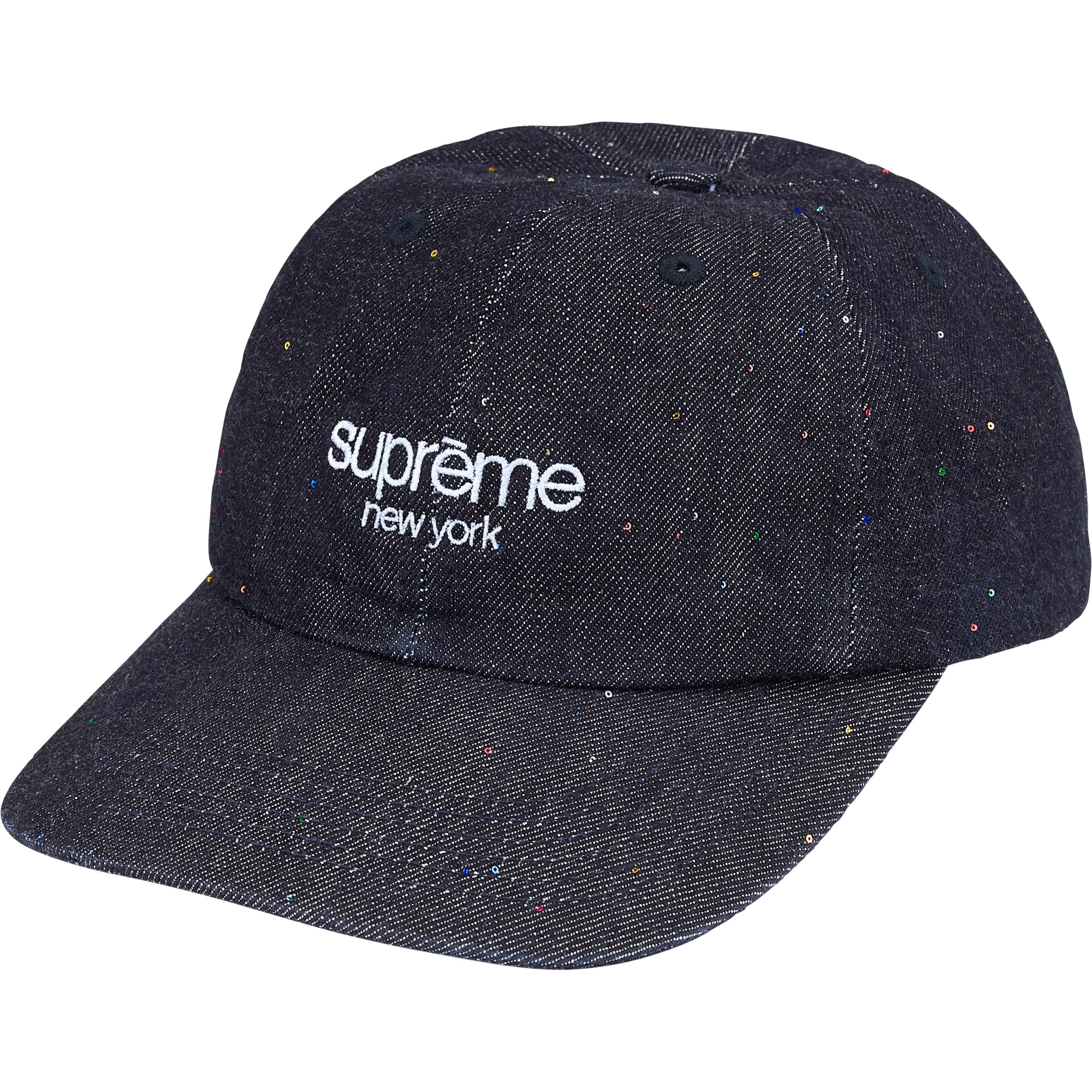 Sequin Denim Classic Logo 6-Panel view 5